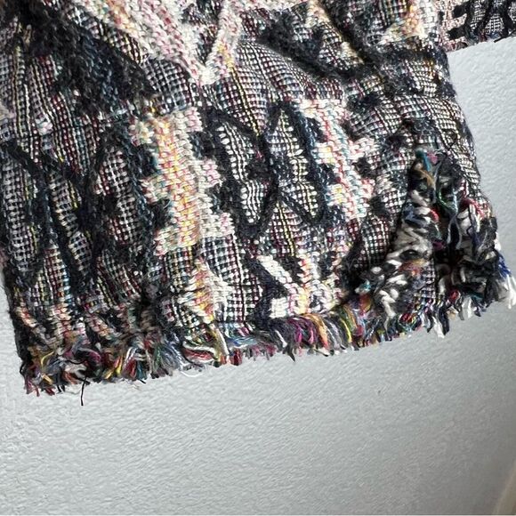 Hei Hei by Anthropologie Tinsley Faifo  Crop Gray Women’s Blazer Jacket Sz 4 - Picture 9 of 12